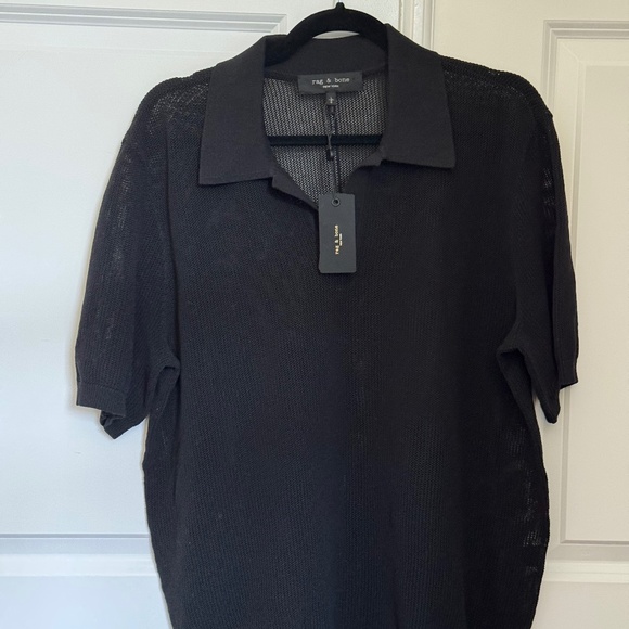 rag & bone Other - NWT Rag and Bone Willy Mesh Polo